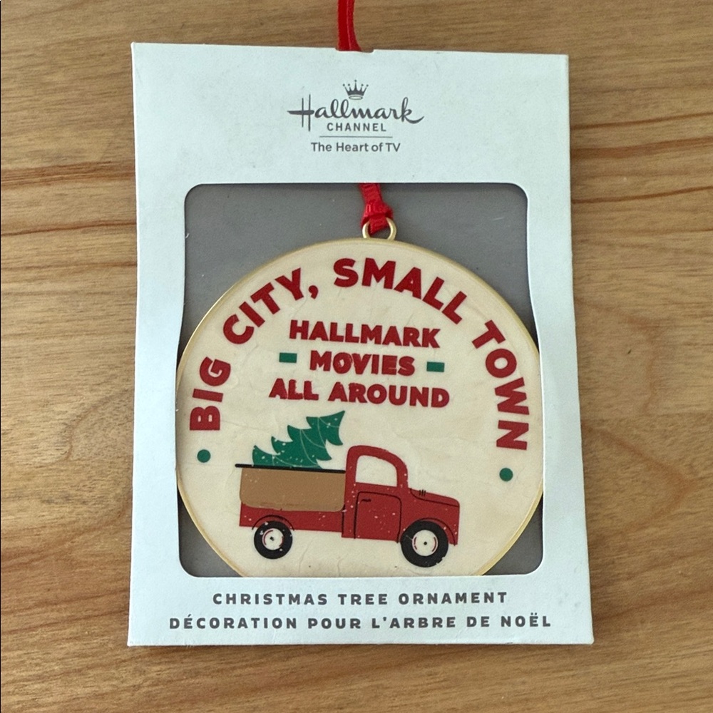 Big City Small Town Hallmark Movies All Around Christmas Tree Ornament